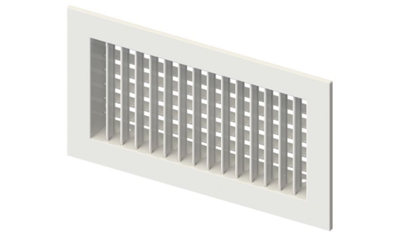 10x10 Double Deflection Steel Register - Straps